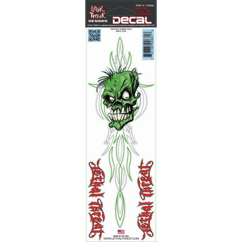 デカール PINSTRIPE ZOMB HEAD-01