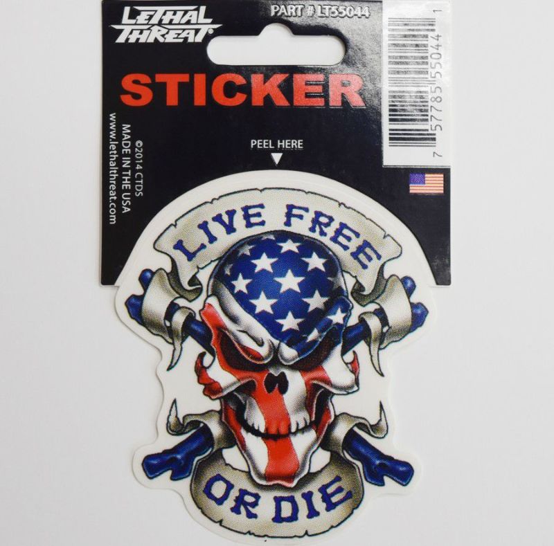 デカール LIVE FREE OR DIE-01