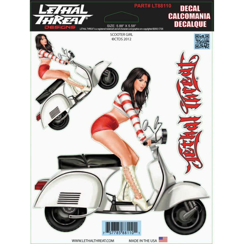 デカール SCOOTER GIRL-01
