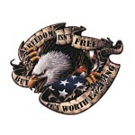 765790:デカール FRDM ISN'T FREE EAGLE