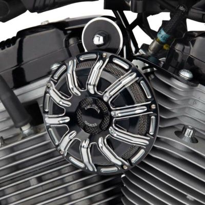 【セール】アレンネス 10-Gauge Billet ホーンKIT ブラック スポーツスター