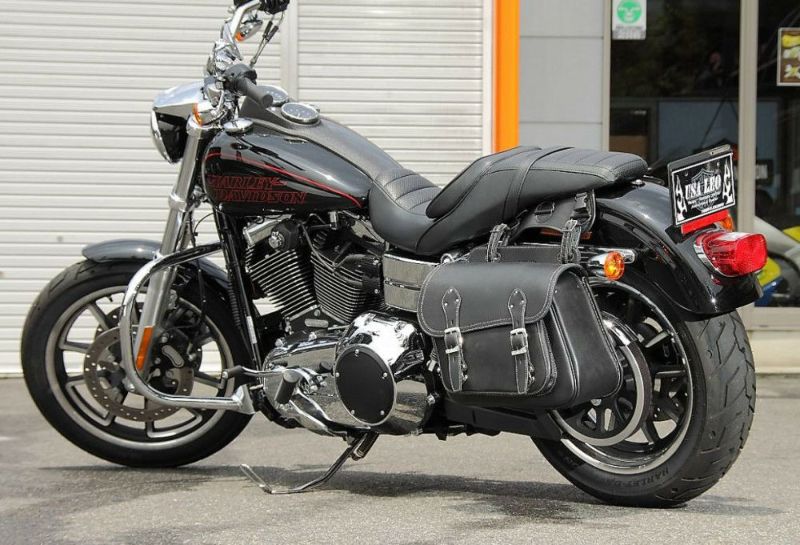 デグナー ウィンカー避けレザーサドルバッグ ブラック-01