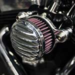 ROUGH CRAFTS　スポーツスター用小型エアクリーナー　ポリッシュ