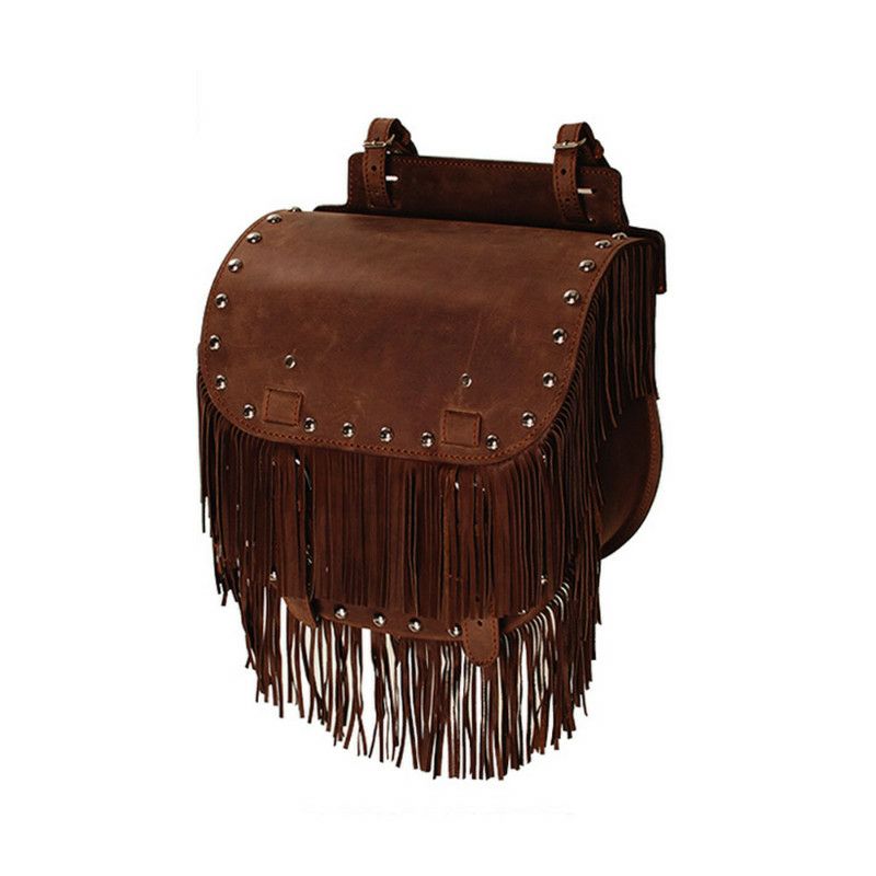 デグナー レザーサドルバッグ　ブラウン　10.5L-01