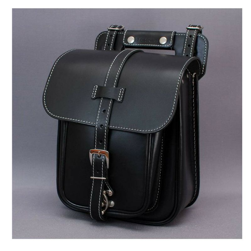 デグナー　レザーサドルバッグ　ブラック-02