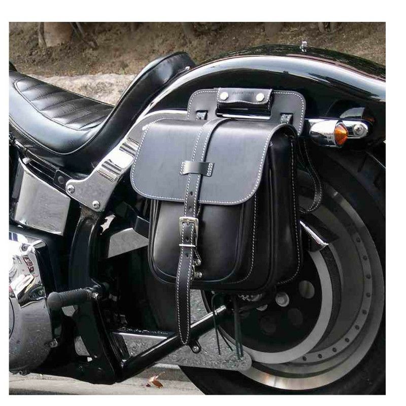 デグナー　レザーサドルバッグ　ブラック-03