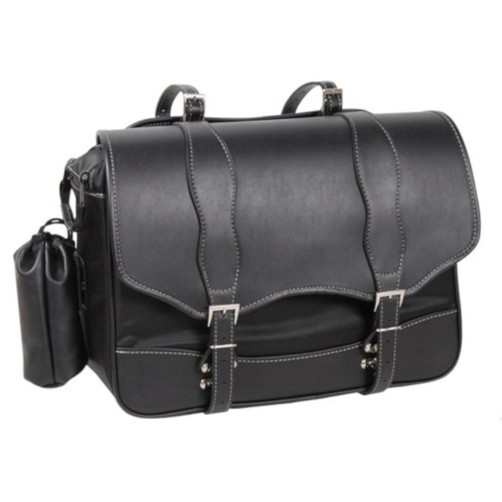 デグナー　ナイロンサドルバッグ　ブラック　17L-01