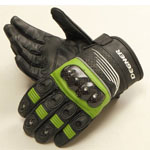 SEL-TG-32M-GREEN:デグナー　メッシュレザー　グローブ　ライムグリーン