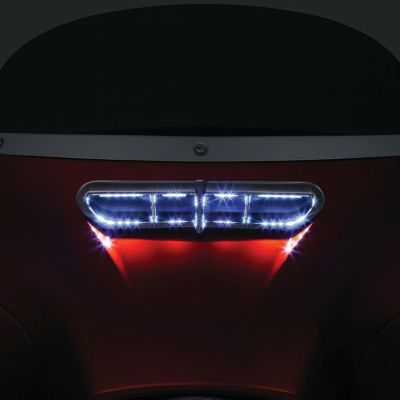 クリアキン　L.E.D　フロントフェアリングベントアクセント　クローム