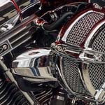 クリアキン　Bantam スロットルサーボモーターカバー　クローム