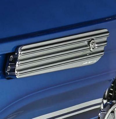 アレンネス 10Gauge Saddlebag ラッチ・カバー クローム