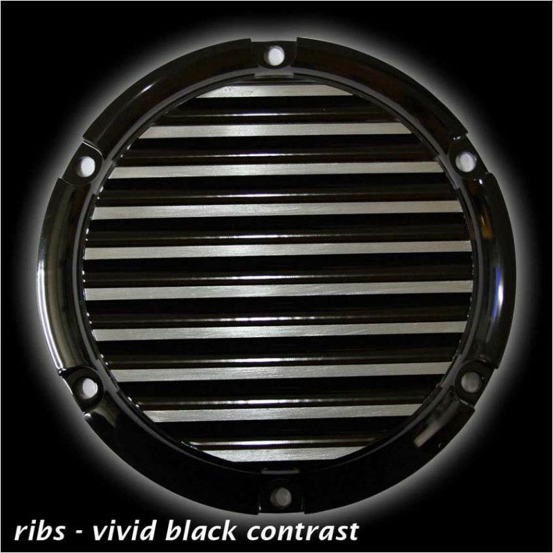 Figure Machine クラシック・ダービーカバー リブ・コントラスト　ビビッド・ブラック　XL-RC-01