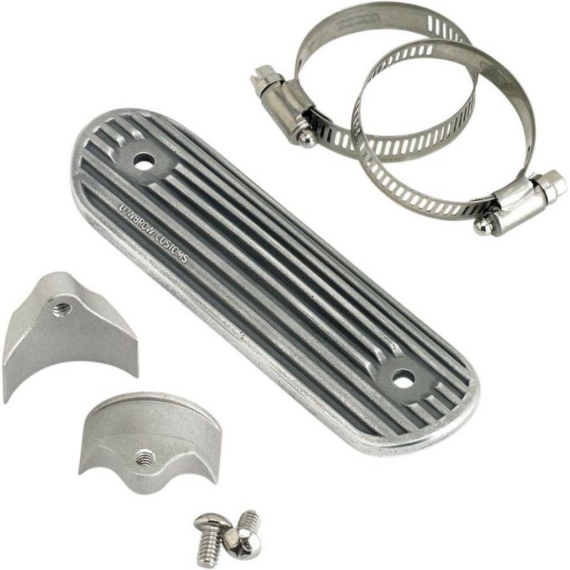 LOWBROW CUSTOMS フィンデザイン ヒートシールド 6インチ　ポリッシュ-01