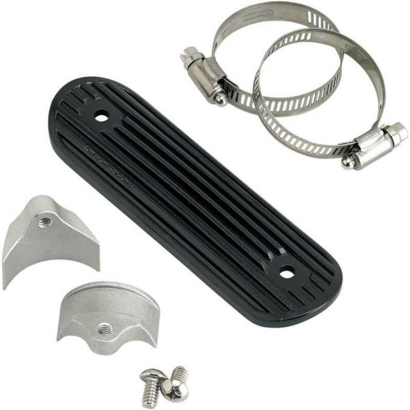 LOWBROW CUSTOMS フィンデザイン ヒートシールド 6インチ　ブラック-01