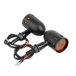 ドリルドデザイン 小型LEDウインカー　ブラック