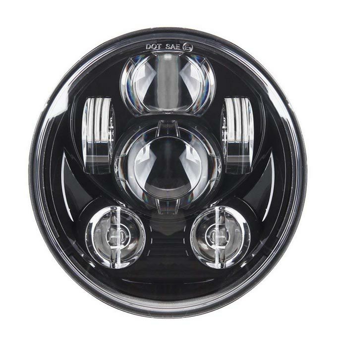 WMW プロジェクターLED 5-3/4インチ・ヘッドライト　ブラック-01