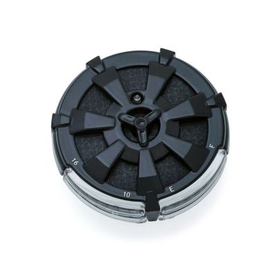 【SALE】】ハーレー、LED フュエル＆バッテリーゲージ　Alley Cat  ブラック　Kuryakyn