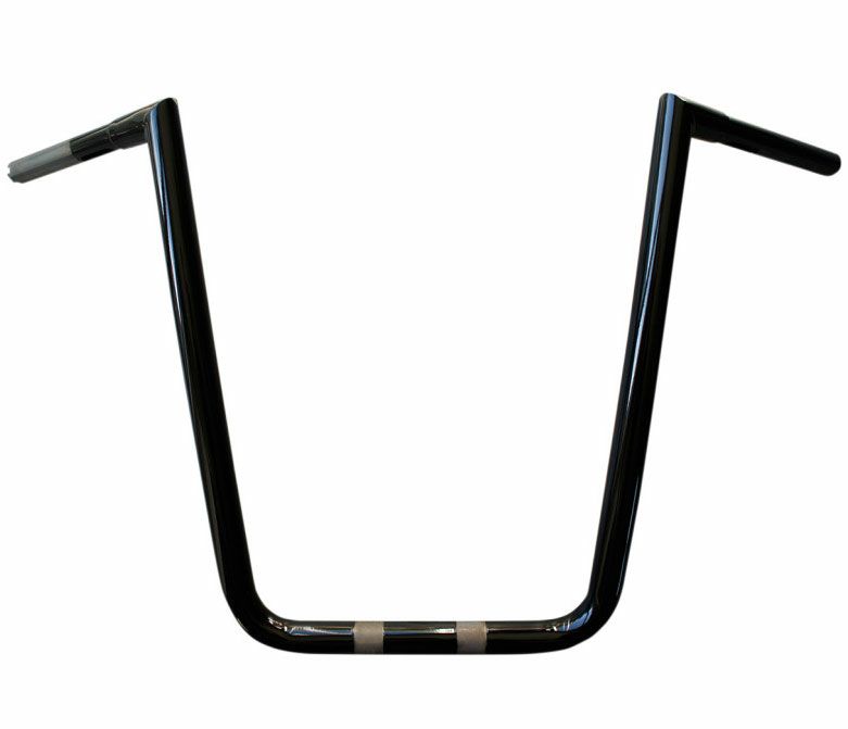 LA CHOPPERS　19インチ ツインピークス 1.25インチ　エイプ・ハンドル ブラック-01