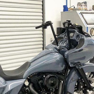 【SALE】LA CHOPPERS　19インチ ツインピークス 1.25インチ　エイプ・ハンドル ブラック