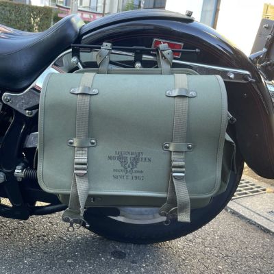 【DEGNER/デグナー】ミリタリーテイスト・ナイロンサドルバッグ 12L