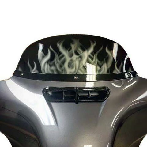 クリアキン エアーマスター ウインドシールド フレイム・デザイン 7インチ 2014～2020 FLHT、FLHX-01