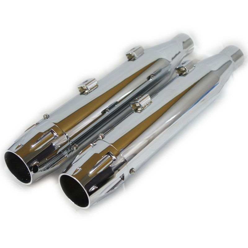 DNA スリップオンマフラー・クローム　2014～2018　 スポーツスター-01