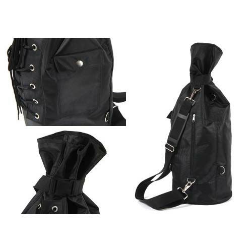 シーシーバーマウント ダッフルバッグ　ブラック-01