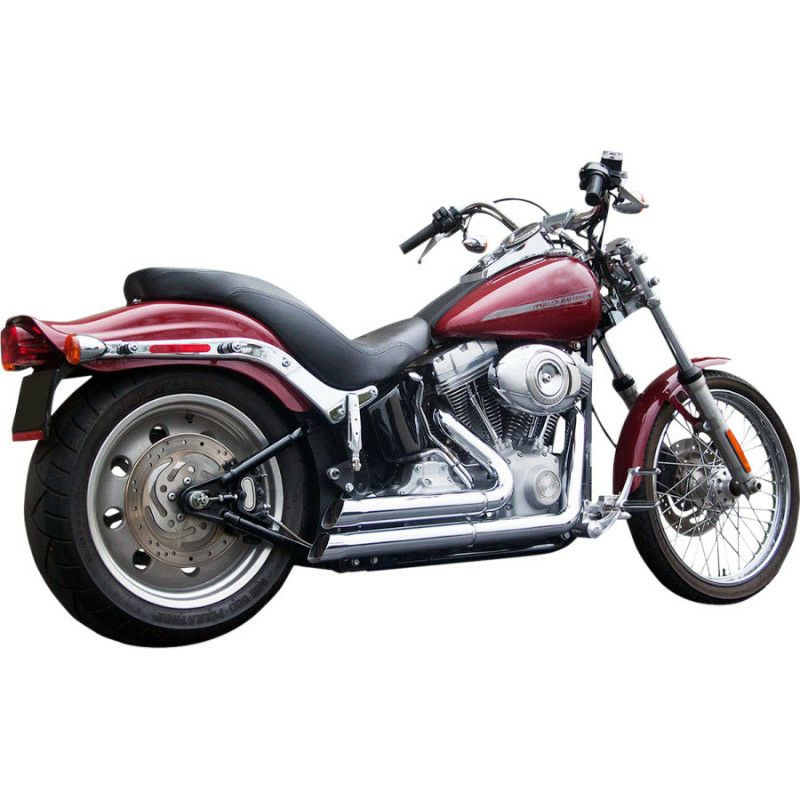 firebrand Upstarts フルエキゾーストマフラー クローム-01