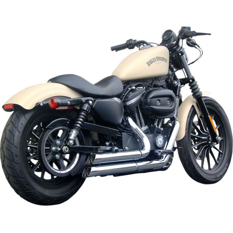 firebrand Upstarts フルエキゾーストマフラー クローム-01