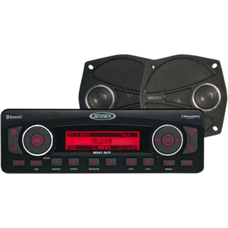 JENSEN 純正互換デッキ+スピーカーキットHDX525　4CHアンプ内蔵  ブルートゥース、iPOD対応-01