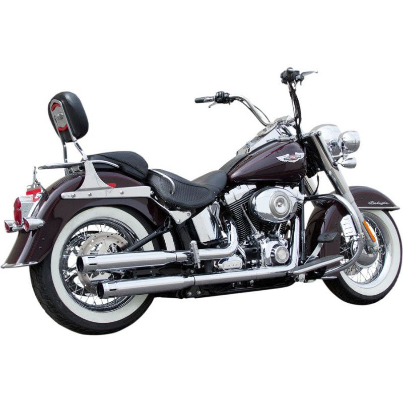 firebrand Loose Cannon 3インチ　スリップオンマフラー　クローム FLSTN、FLS-01