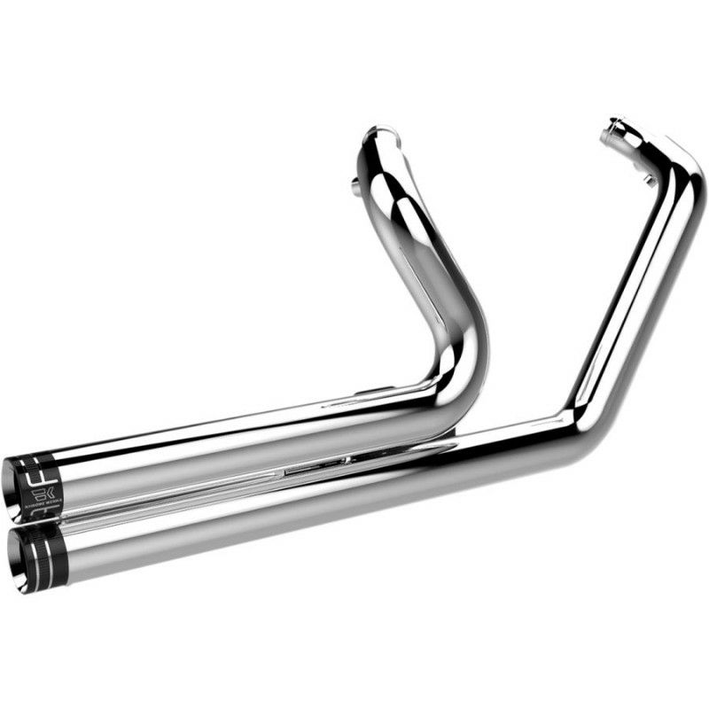 クロームワークス ドラッグスタイル フルエキゾーストマフラー ビレットチップ クローム-01