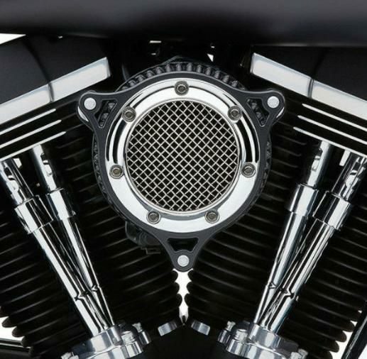 COBRA RPT エアクリーナー クローム/ブラック-02