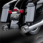 RCX Gatlin Chrome スリップオンマフラー クローム