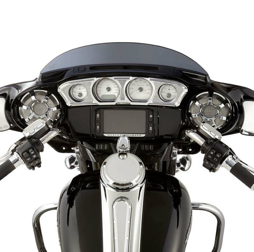 【SALE】Arlen Ness Beveled フロント スピーカーグリル クローム-02