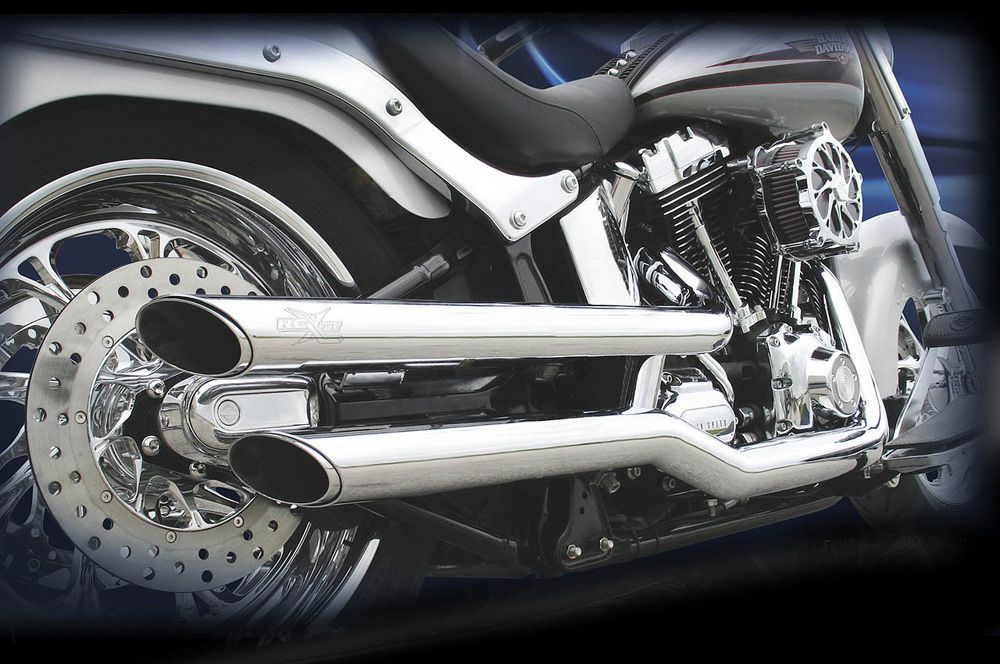 RCX 2.5インチ スーパー スリップオンマフラー　クローム-01