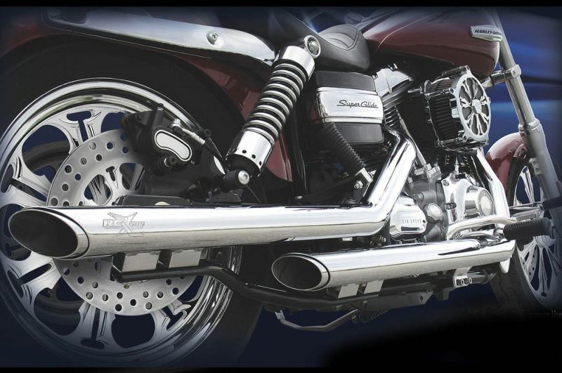 RCX 2.5インチ スーパー スリップオンマフラー クローム 1995～2017ダイナ-01