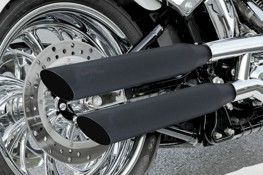 RCX 3インチ スリップオンマフラー　スラッシュカット　ブラック-01