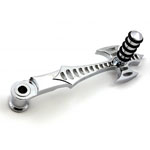 Precision Billet Bad Axe ブレーキレバー クローム