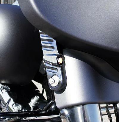 Joker Machine Streamliner Finned フロントウインカー クローム