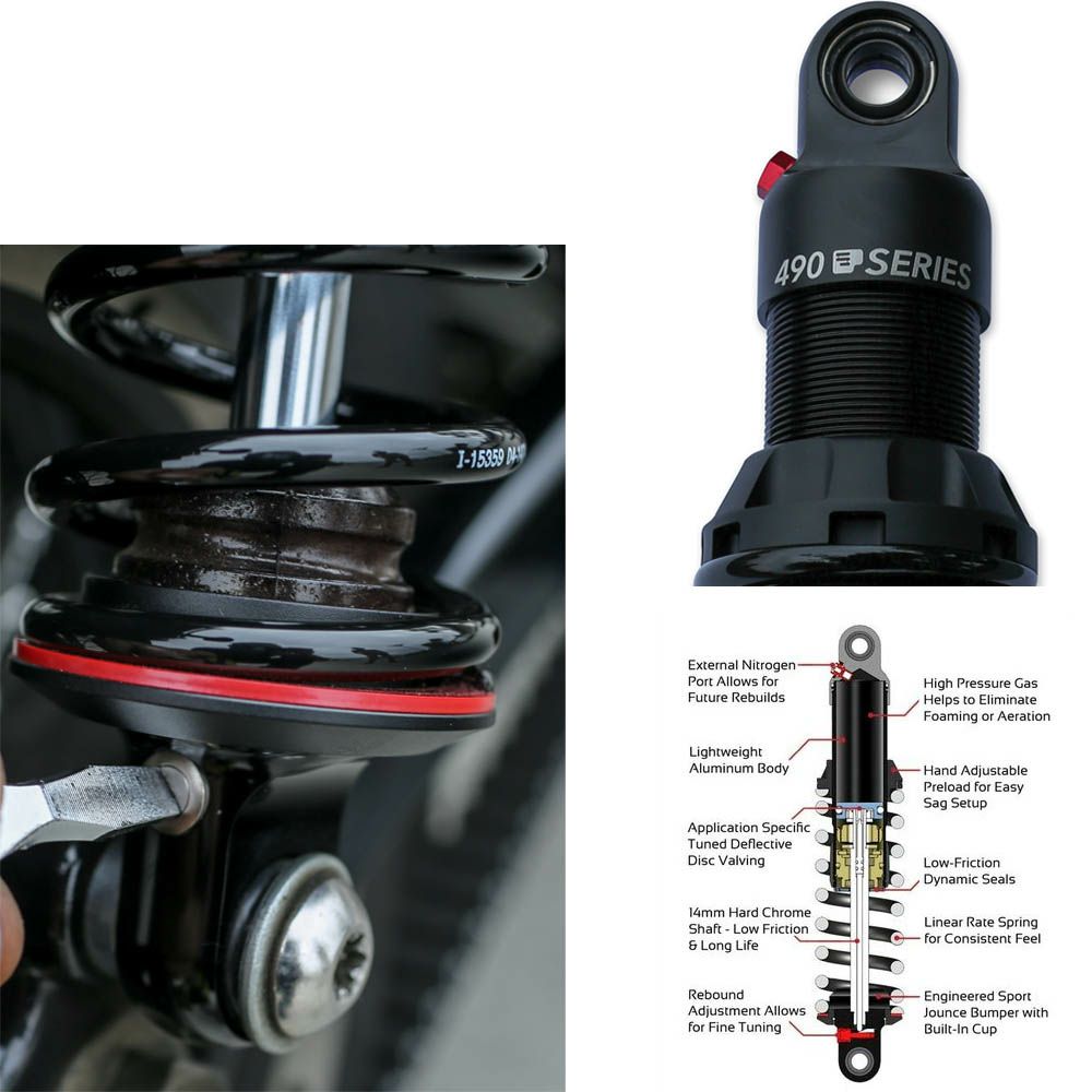 PROGRESSIVE 490シリーズ スポーツサスペンション Heavy Duty　13インチ　1993～2021 ツーリング-02