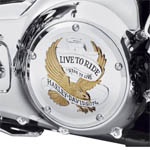 LIVE TO RIDE・コレクション　ダービーカバー ハーレー、ツーリングモデル用