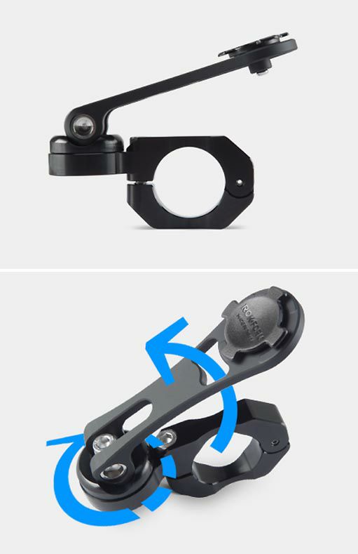 ROKFORM(ロックフォーム) [耐衝撃] ハンドルバーマウント・セット Galaxy7Edge クリアケース-02