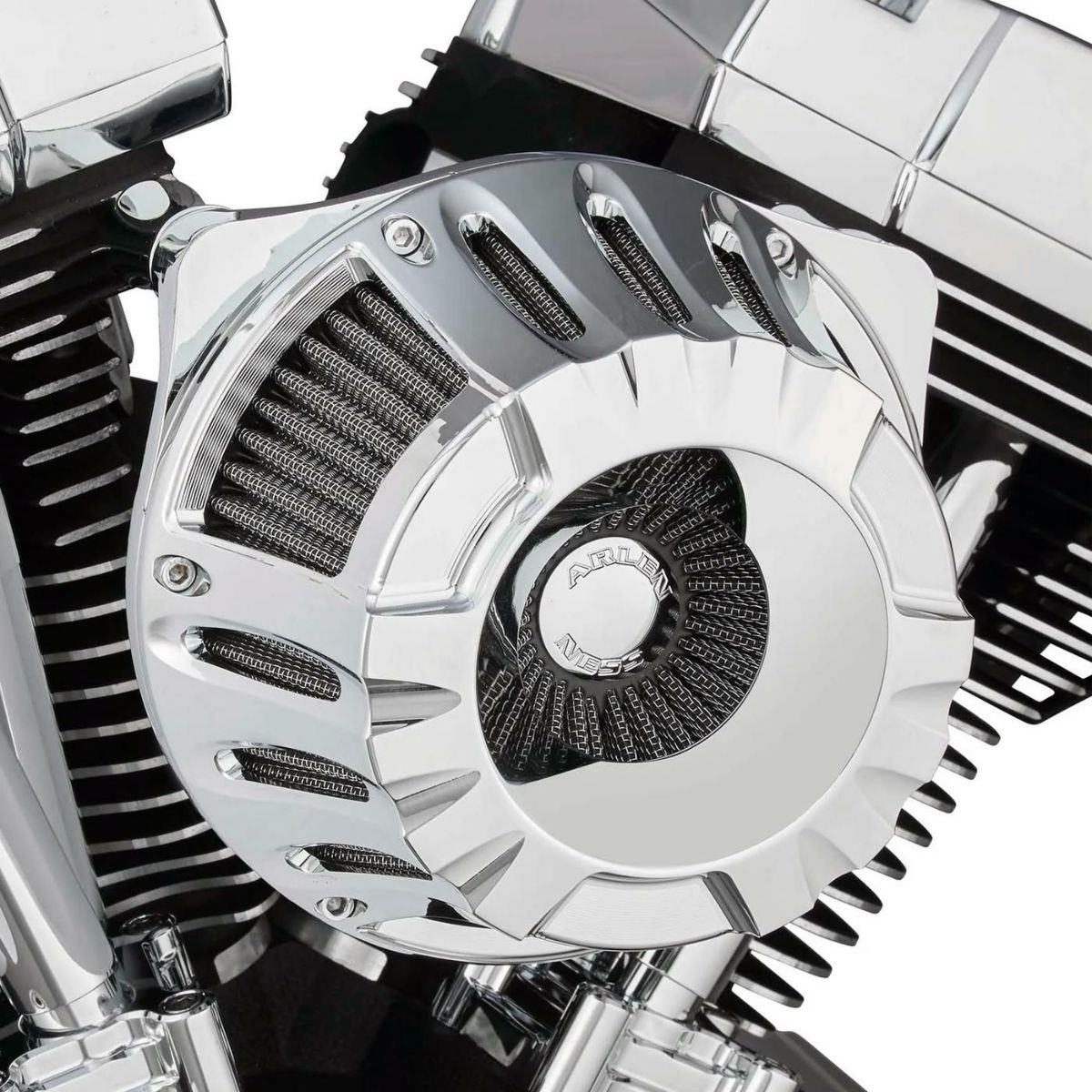 アレンネス INVERTED 乾式エアクリーナー Deep Cut クローム-01