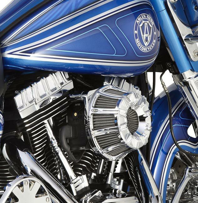 アレンネス INVERTED エアクリーナー 10-GAUGE クローム (M8)-04