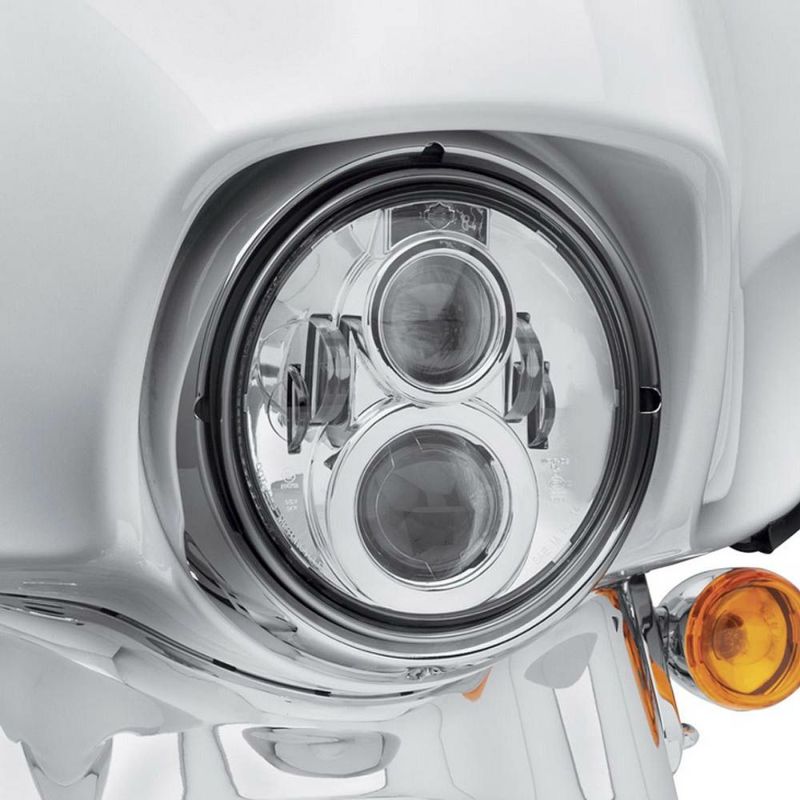 7インチ・デーメーカー・プロジェクターLEDヘッドライト　クローム-01