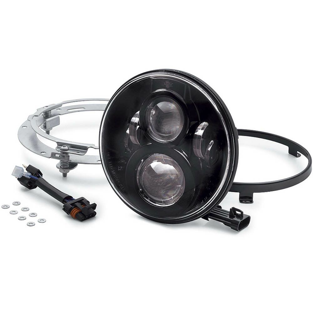7インチ・デーメーカー・プロジェクターLEDヘッドライト　ブラック-01