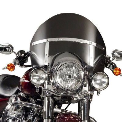 National Cycle Chopped クイックリリース ウインドシールド ライトグレー