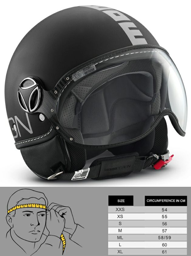 モモ デザイン(MOMO DESIGN) ジェットヘルメット FGTR CLASSIC マットブラック(SEL-MOMO-CLASSIC-MB)-01