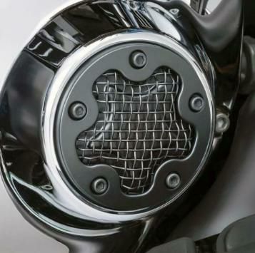 【SALE】Kuryakyn メッシュ　タイマーカバー　ブラック-03